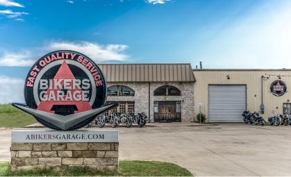 A Bikers Garage Building