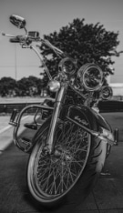 Harley Davidson Motorcycle Front